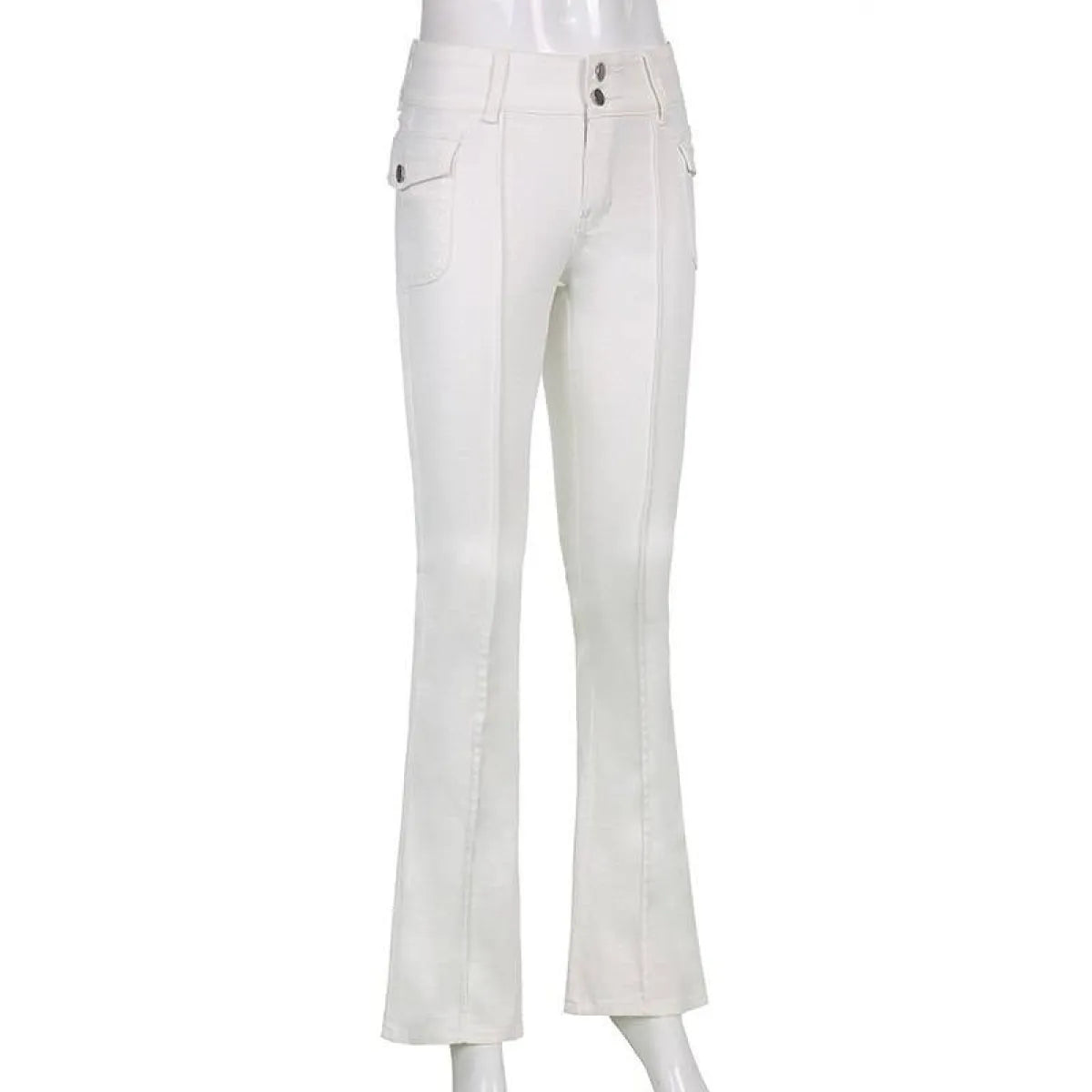 Slim Fit Flare Pants - Bottoms - 19