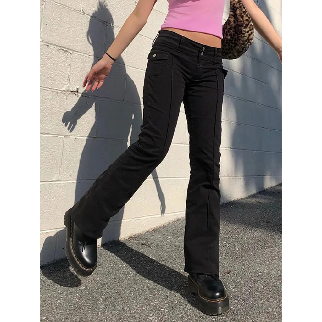 Slim Fit Flare Pants - Bottoms - 4