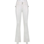 Slim Fit Flare Pants - Bottoms - 5