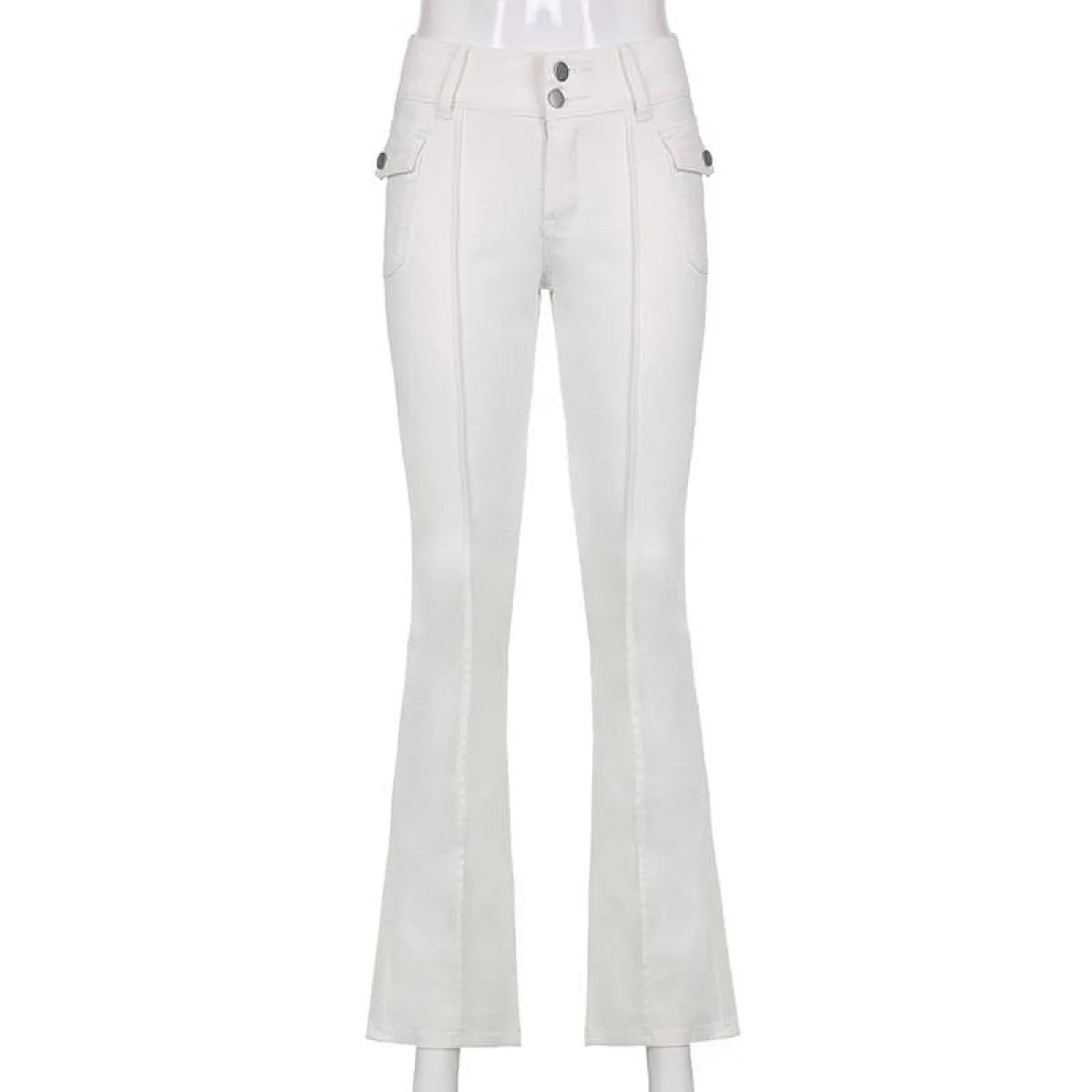 Slim Fit Flare Pants - Bottoms - 18