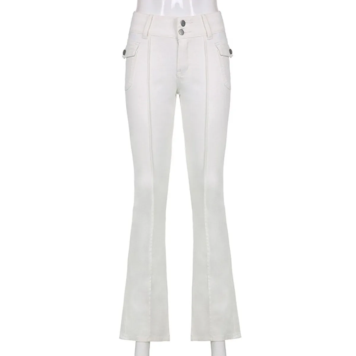 Slim Fit Flare Pants - Bottoms - 23