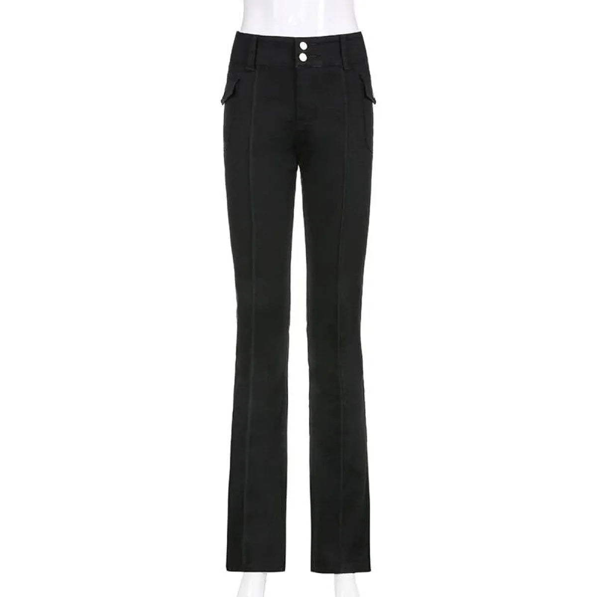 Slim Fit Flare Pants - Bottoms - 6