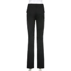 Slim Fit Flare Pants - Bottoms - 9
