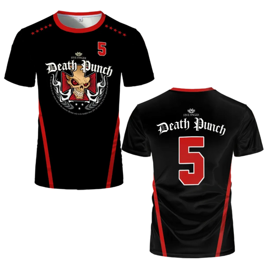 Five Finger Death Punch Skull Graphic T-Shirt - Best Sellers - T-Shirt - 9
