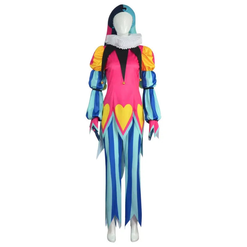 Fizzarolli Cosplay Costume – Helluva Boss Jester Outfit Full Set - Cosplay - Costumes - 2024 - 3 - Worldwide Shipping