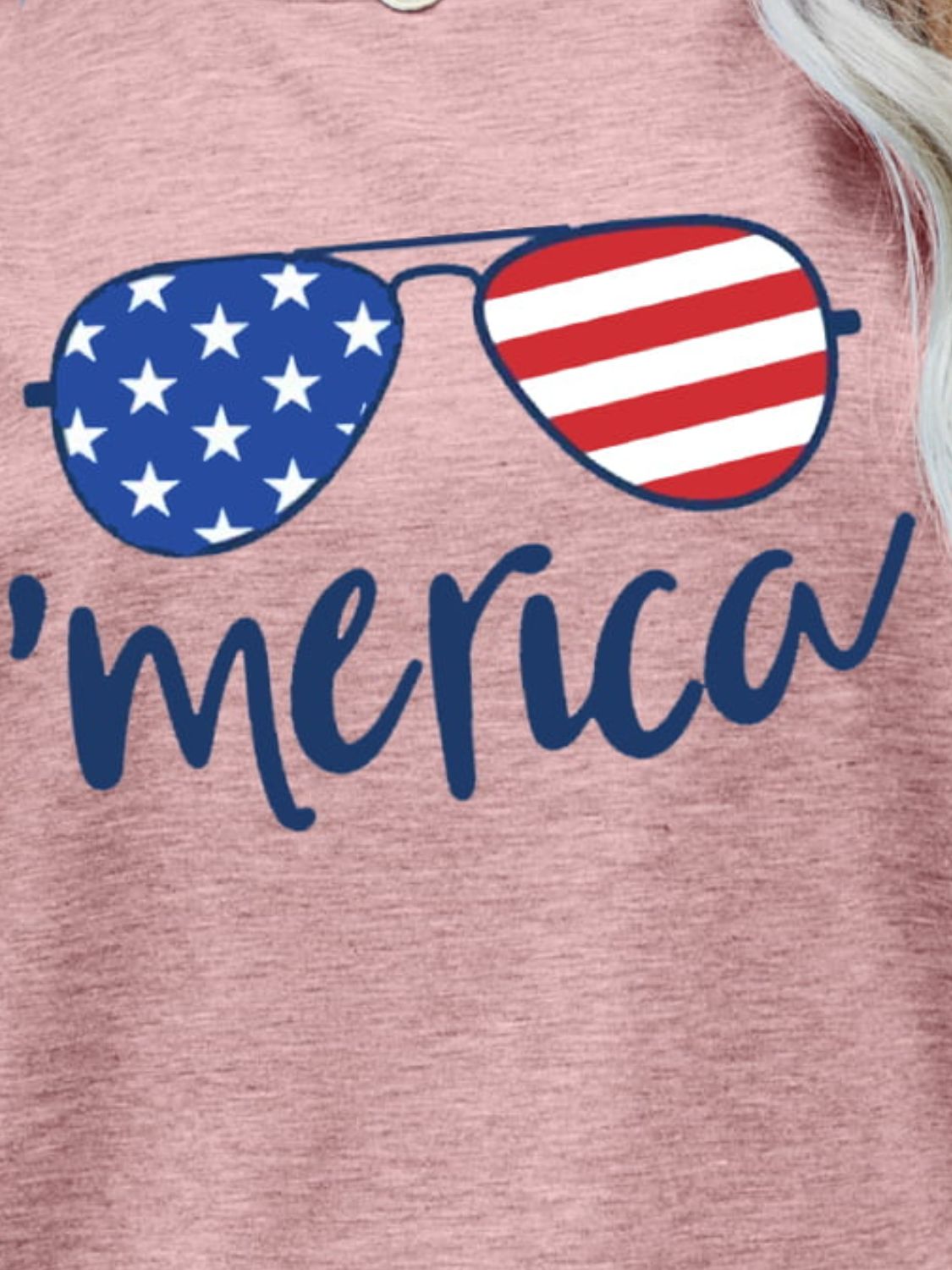 US Flag Glasses Graphic Tee - T-Shirts - Shirts & Tops - 5 - 2024