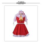 Flandre Scarlet Red Lolita Cosplay Dress Set - All Dresses - Cosplay - 2