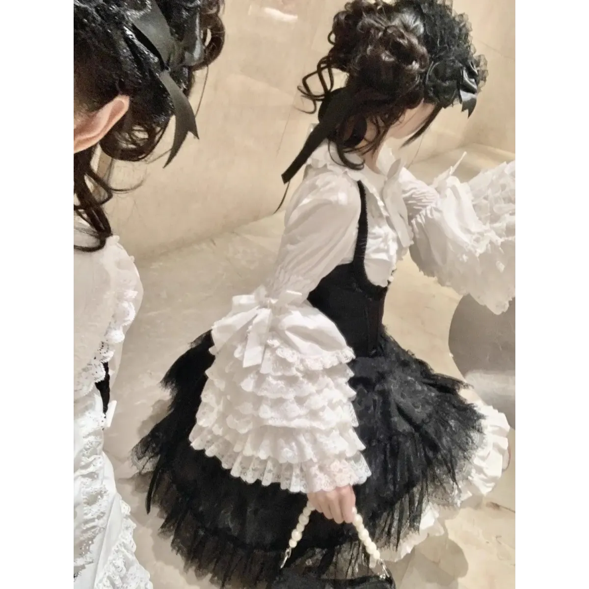 Kawaii Flare Sleeve Bow Blouse - Women’s Clothing & Accessories - Long - Shirts & Blouses - 8