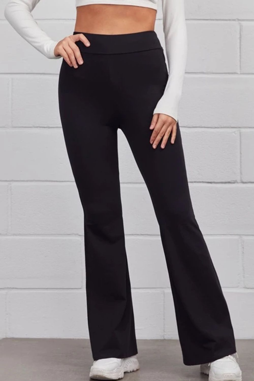 Pull On Flared Pants - Black / S - Bottoms - Pants - 1 - 2024