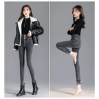Thick Fleece High-waist Skinny Jeans - Bottoms - 14