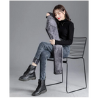 Thick Fleece High-waist Skinny Jeans - Bottoms - 17