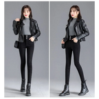 Thick Fleece High-waist Skinny Jeans - Bottoms - 31