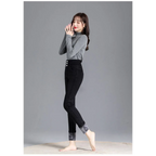 Thick Fleece High-waist Skinny Jeans - Bottoms - 32