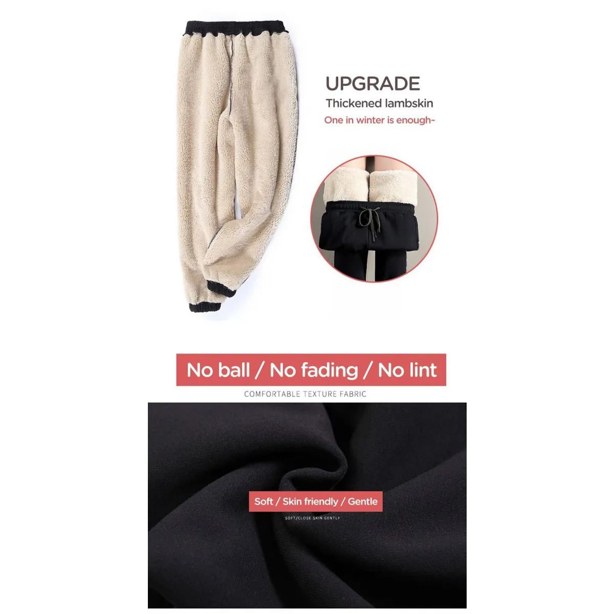 Thick Fleece Joggers - Bottoms - 8