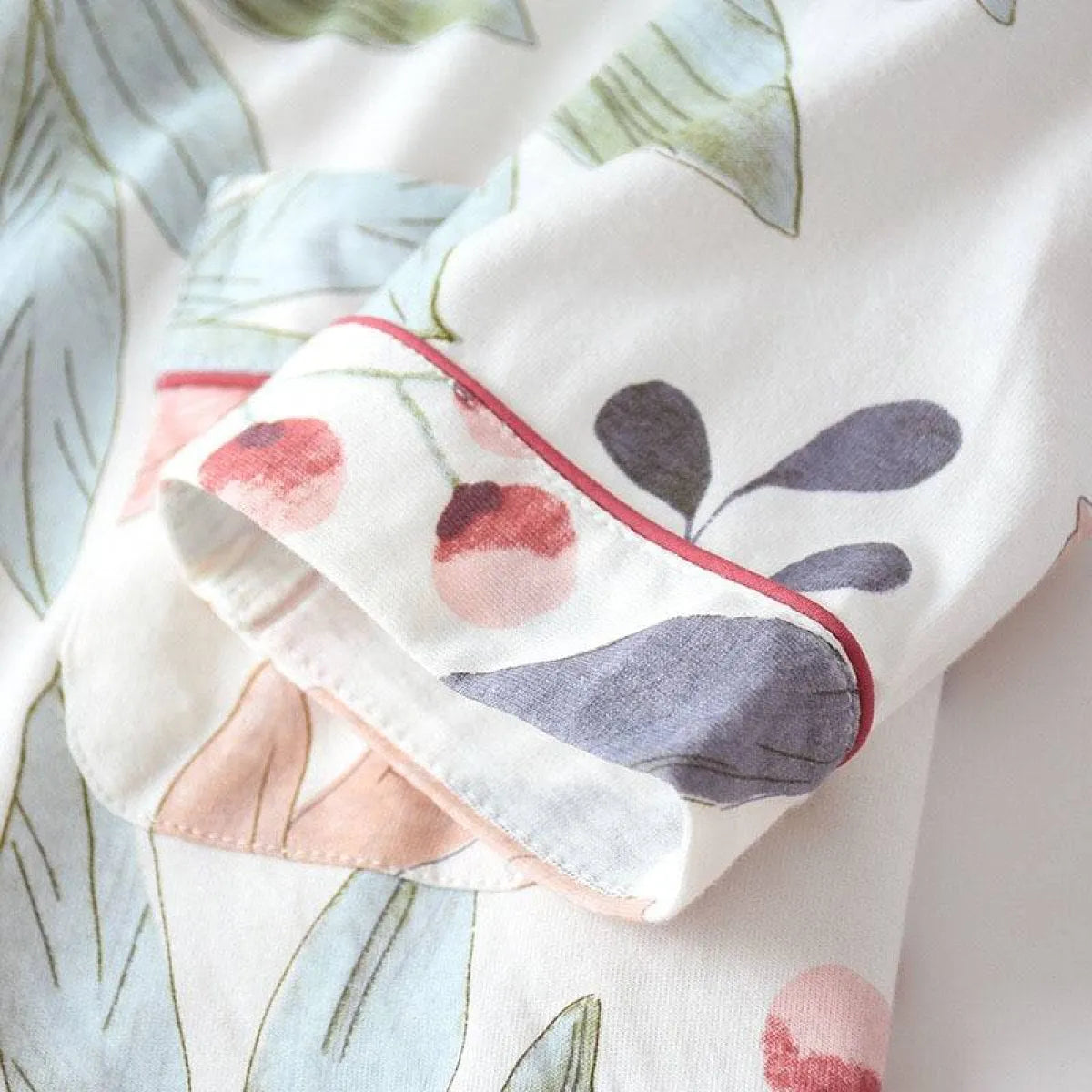 Floral Cotton Pajamas - Women’s Clothing & Accessories - 9