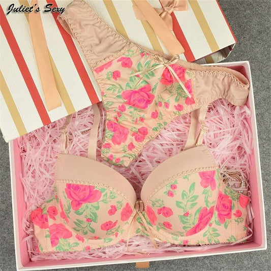 Floral Cotton Underwear Set - Beige / C / 40 - Women’s Clothing & Accessories - Shirts & Tops - 7 - 2024