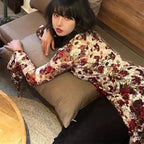 Floral Fairycore Flare Sleeve Blouse - Women’s Clothing & Accessories - Shirts & Blouses - 4