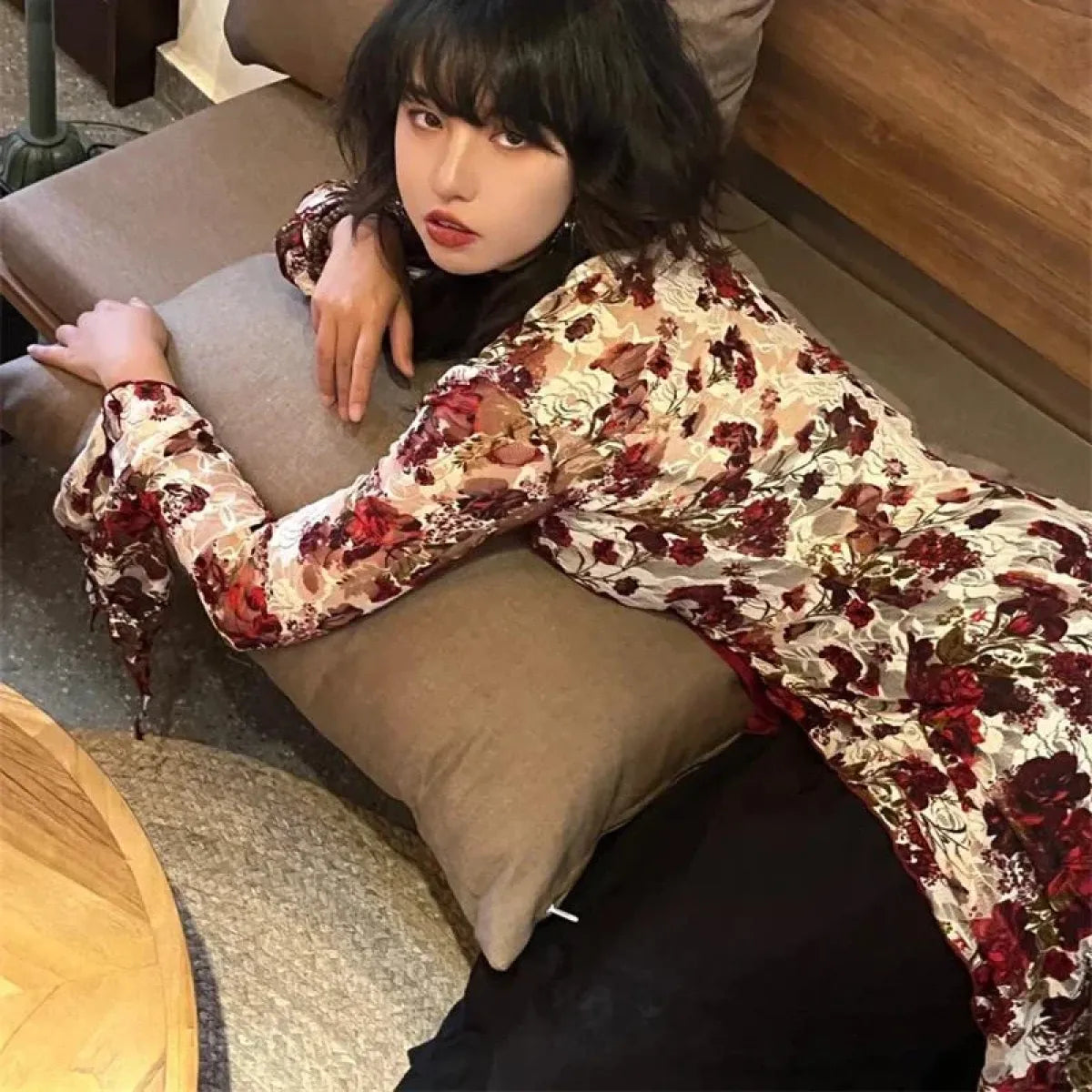 Floral Fairycore Flare Sleeve Blouse - Women’s Clothing & Accessories - Shirts & Blouses - 4