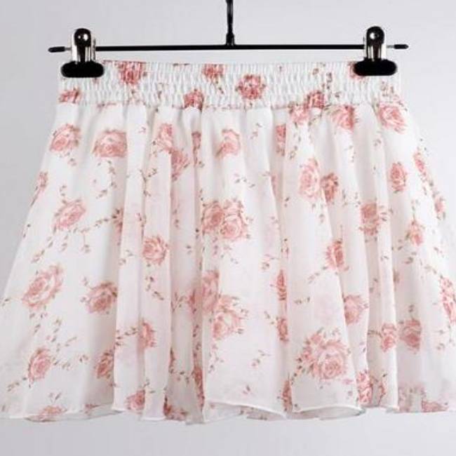 Floral Mini Skirt - 9 / One Size - Bottoms - Skirts - 17 - 2024