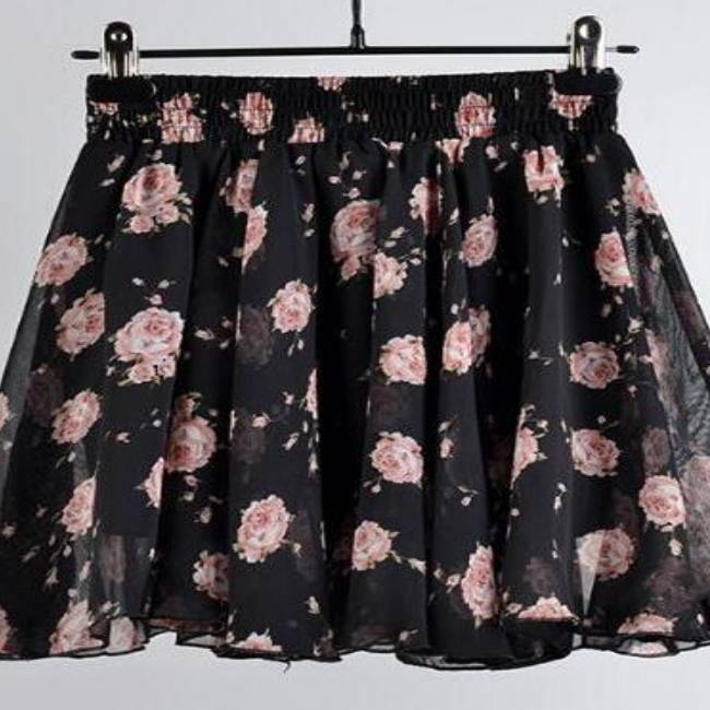 Floral Mini Skirt - 10 / One Size - Bottoms - Skirts - 24 - 2024