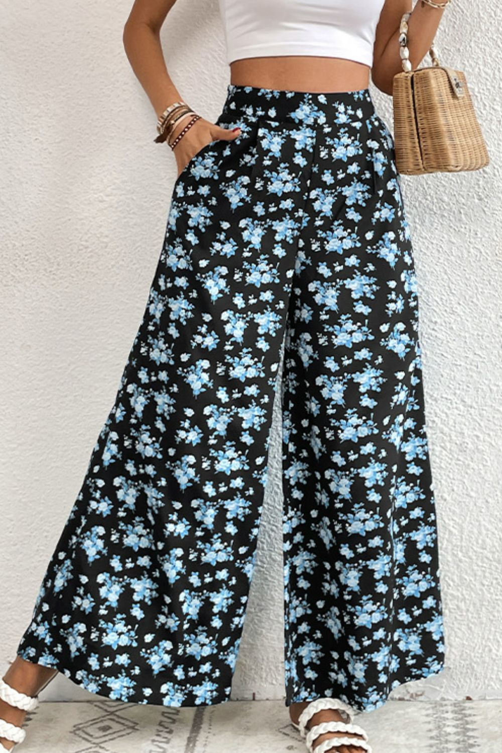 Floral Pocket Culottes - Bottoms - Pants - 4 - 2024