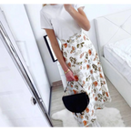 Floral Print Maxi Skirt - Bottoms - 2