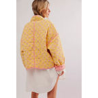 Floral Print Quilted Cotton Jacket - Jackets & Coats - Jacket - 2