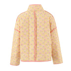 Floral Print Quilted Cotton Jacket - Jackets & Coats - Jacket - 4