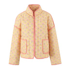 Floral Print Quilted Cotton Jacket - Jackets & Coats - Jacket - 3