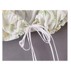 Women’s Floral Printed Chiffon Crop Top - Women’s Clothing & Accessories - 4