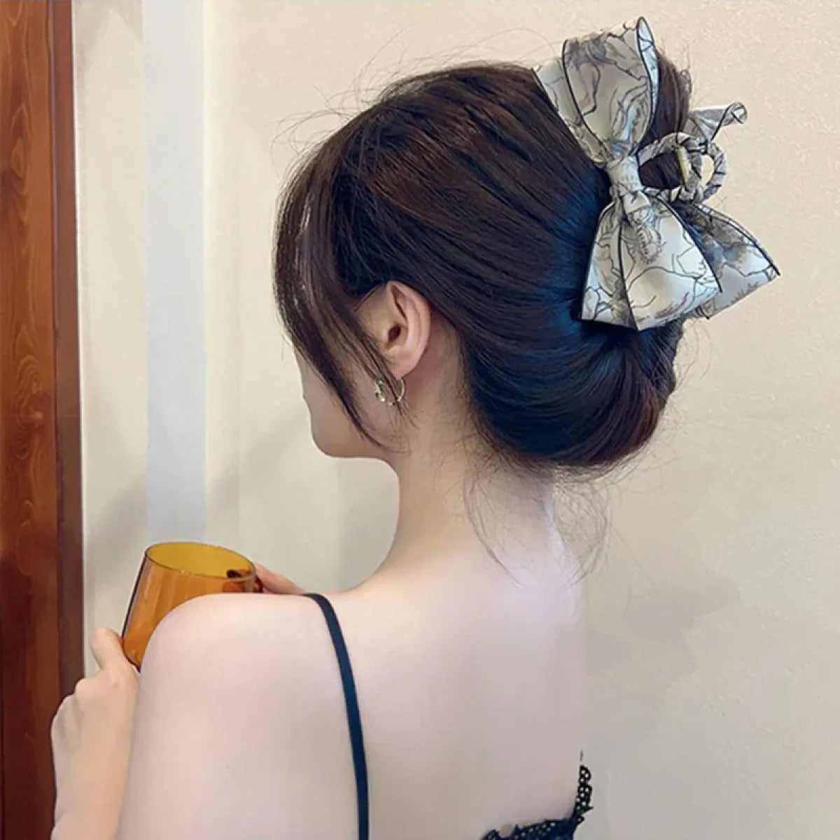 Floral Vintage Bow Hair Clip - Accessories - Hair Accessories - 6