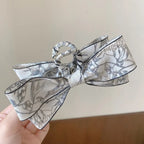 Floral Vintage Bow Hair Clip - Accessories - Hair Accessories - 8