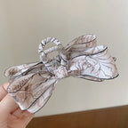 Floral Vintage Bow Hair Clip - Accessories - Hair Accessories - 9
