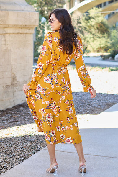 Floral Tie Back Flounce Sleeve Dress - All Dresses - Dresses - 2 - 2024