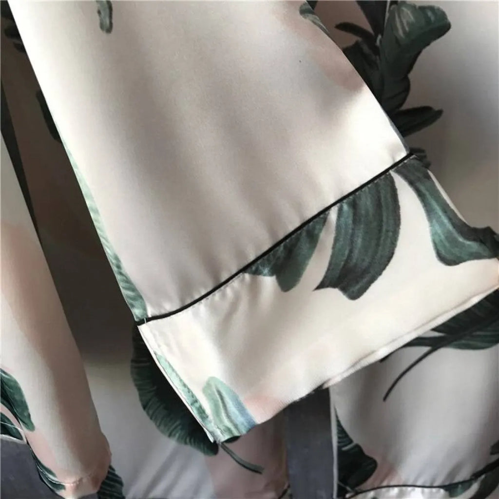 Flowers/Plant Pajama Set - Women’s Clothing & Accessories - 11