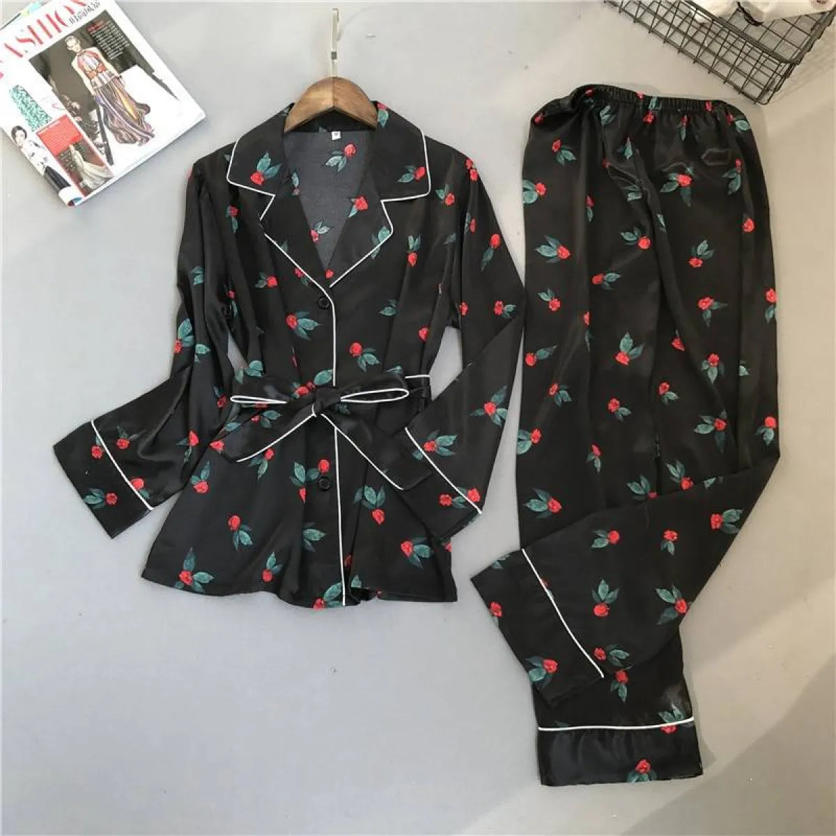 Flowers/Plant Pajama Set - Women’s Clothing & Accessories - 5