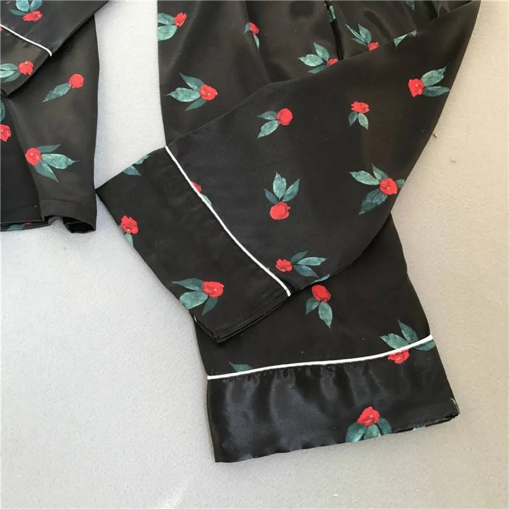 Flowers/Plant Pajama Set - Women’s Clothing & Accessories - 8