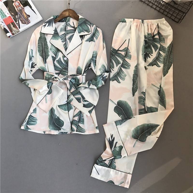 Flowers/Plant Pajama Set - Women’s Clothing & Accessories - Sleepwear & Loungewear - 9 - 2024