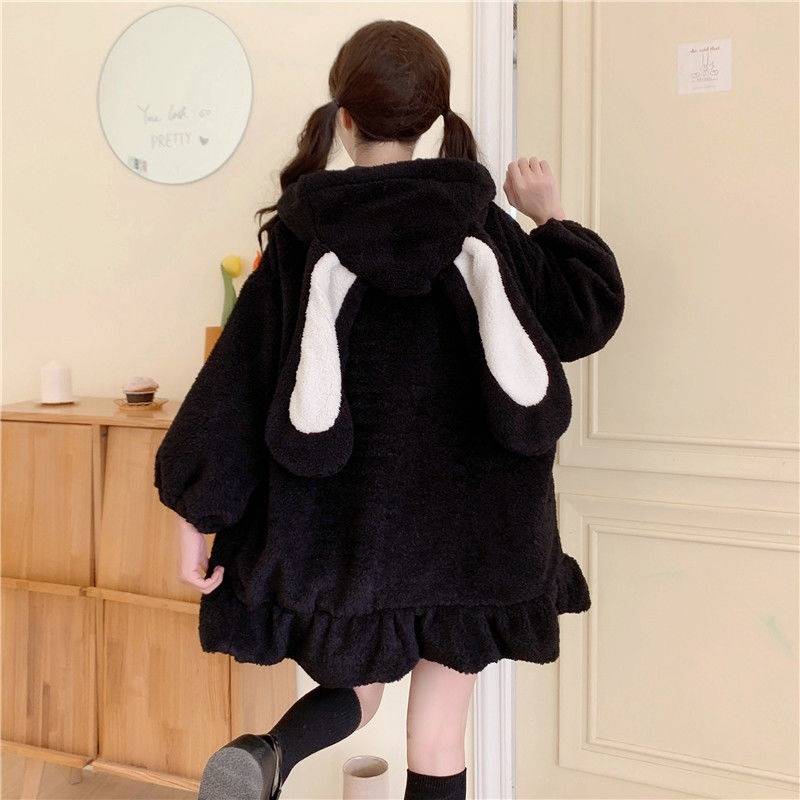 Fluffy Bunny Hoodie - Women’s Clothing & Accessories - Sleepwear & Loungewear - 5 - 2024