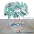 Colorful Fluorite Quartz Necklace - Women’s Jewelry - 10