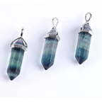 Colorful Fluorite Quartz Necklace - Women’s Jewelry - 8
