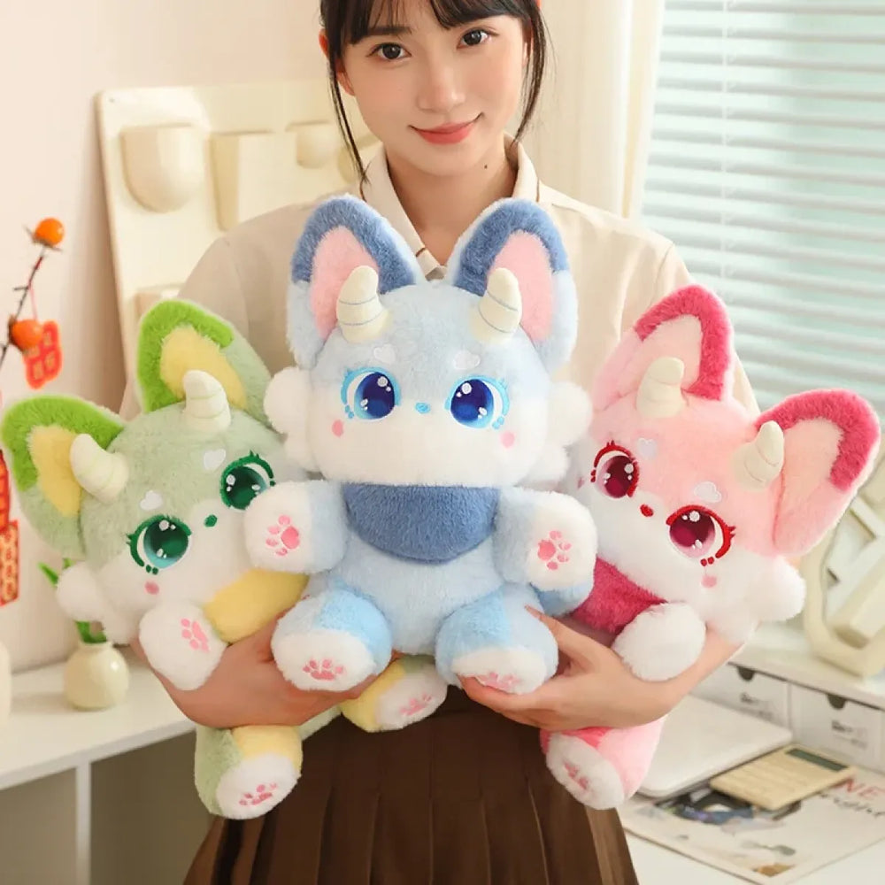 Pastel Kawaii Fox Plushie - Plushies - Plushie - 1