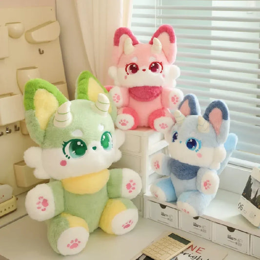 Pastel Kawaii Fox Plushie - Plushies - Plushie - 2