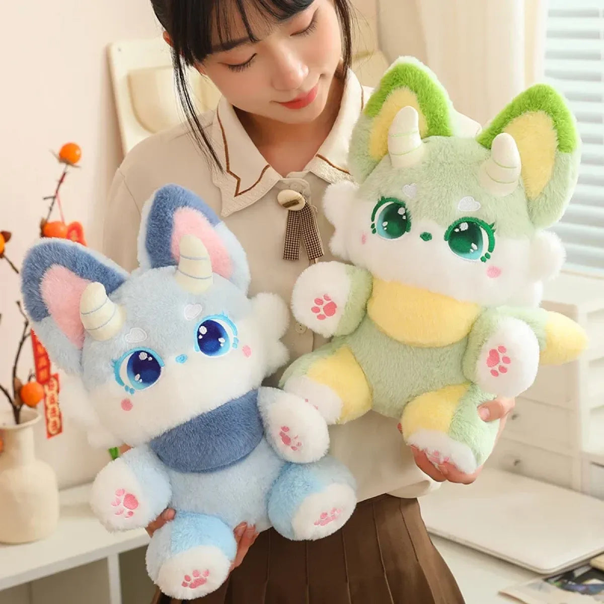 Pastel Kawaii Fox Plushie - Plushies - Plushie - 3