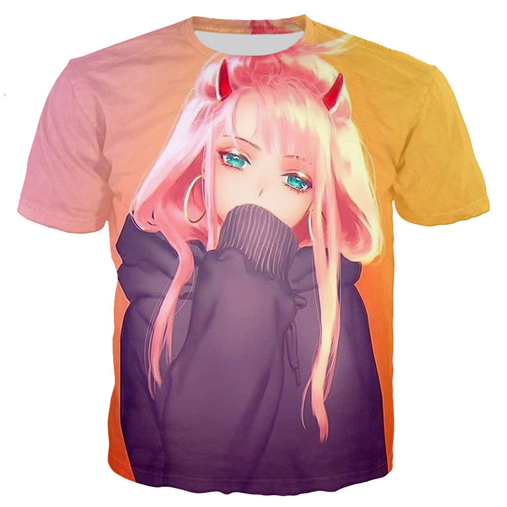 Darling In The Franxx Anime T-Shirt - T-Shirts - Shirts & Tops - 5 - 2024