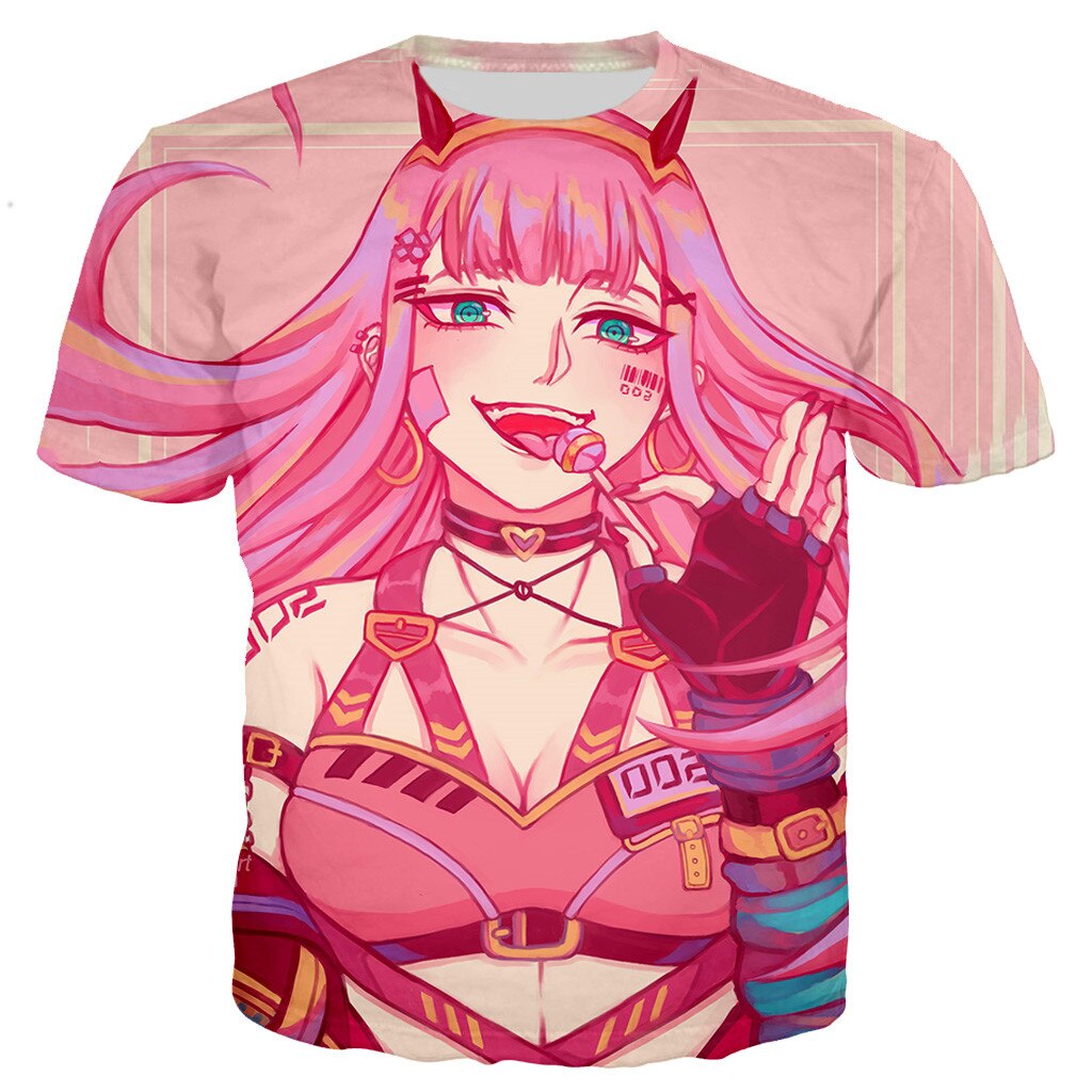 Darling In The Franxx Anime T-Shirt - 09 / XXL - T-Shirts - Shirts & Tops - 8 - 2024