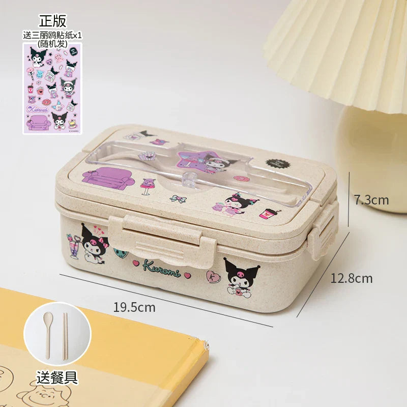 Sanrio Fresh-Keeping Lunch Box - Kuromi - Stationary & More - Lunch Box Sets - 9 - 2024