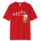 Friday Beer Print Men’s T-Shirt: Funny Hip Hop Streetwear - T-Shirts - 9