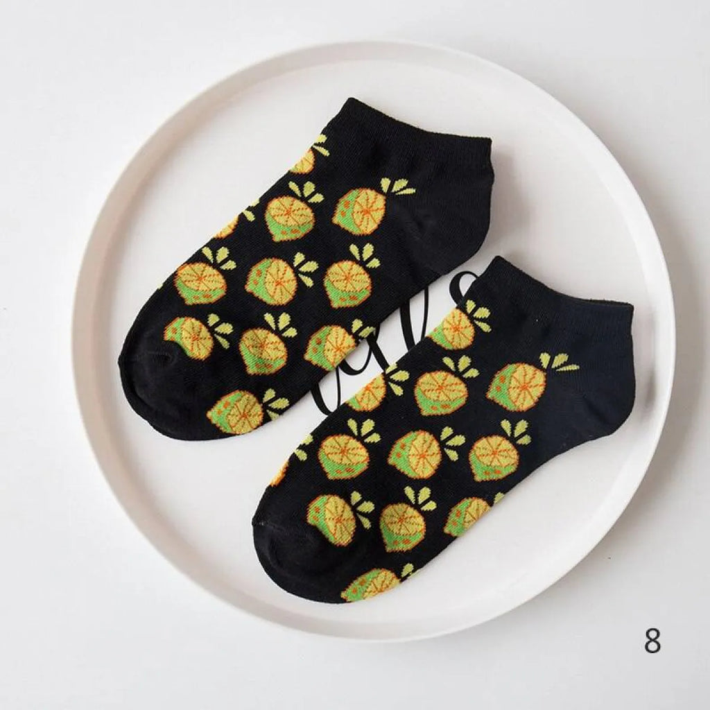 Fruits Printed Harajuku Socks - Women’s Clothing & Accessories - 19