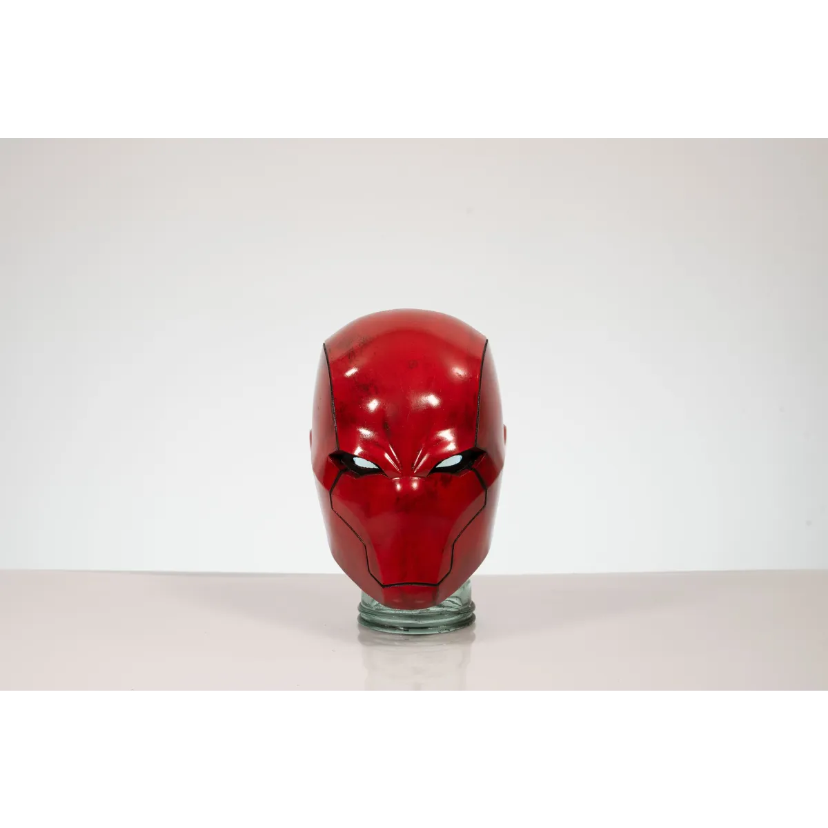 Red Vigilante Helmet - Wearable Costume Cowl Mask Helm - Cosplay - Helmets and Headwear - 1